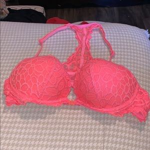 Pink bra
